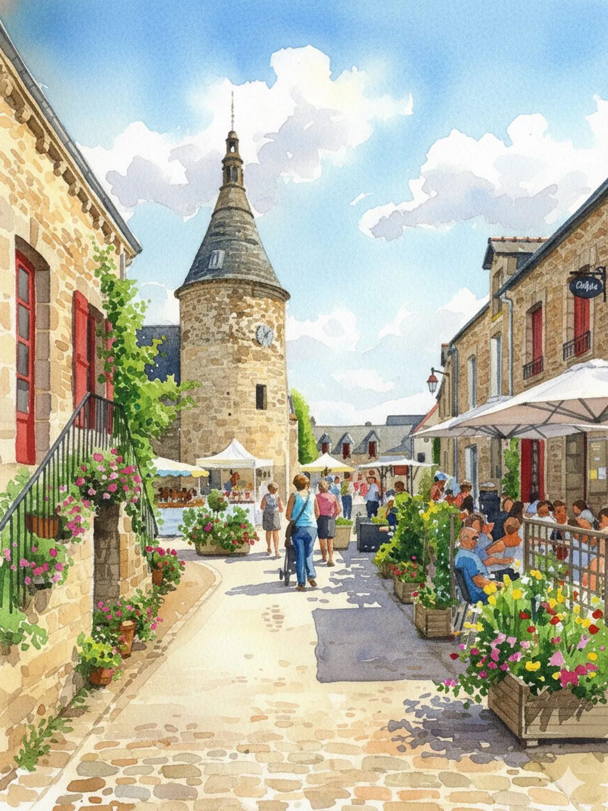 Marché nocturne du Guerno